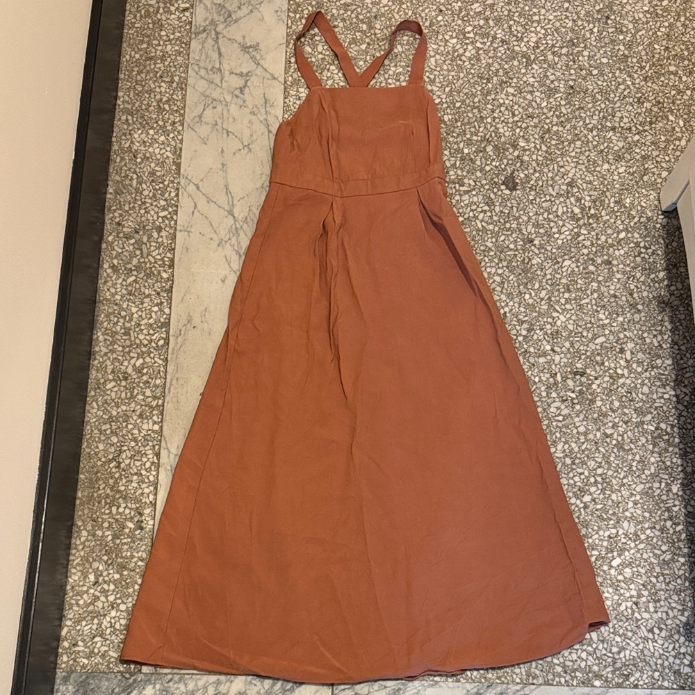 Topshop Rust Maxi Dress
